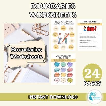 Therapy Worksheets Bundle