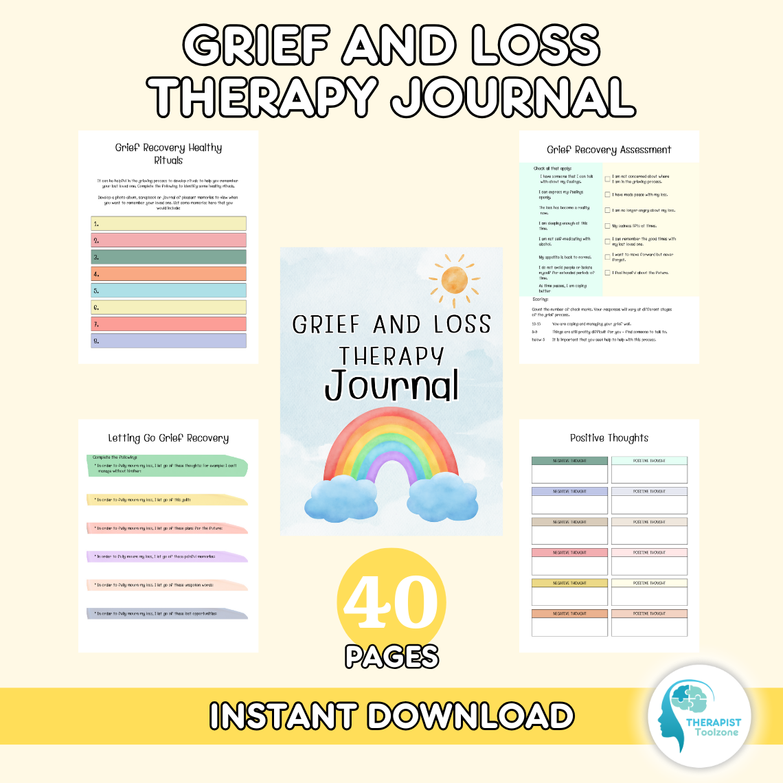 Grief and Loss Therapy Bundle